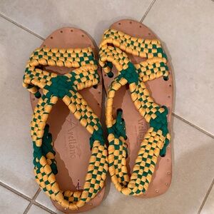Arellano Tusk Sandals, never worn